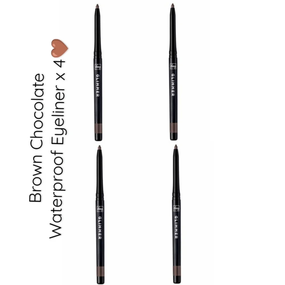 🤎 Avon Brown Chocolate Waterproof Eyeliner Bundle of 4 - Picture 1 of 1